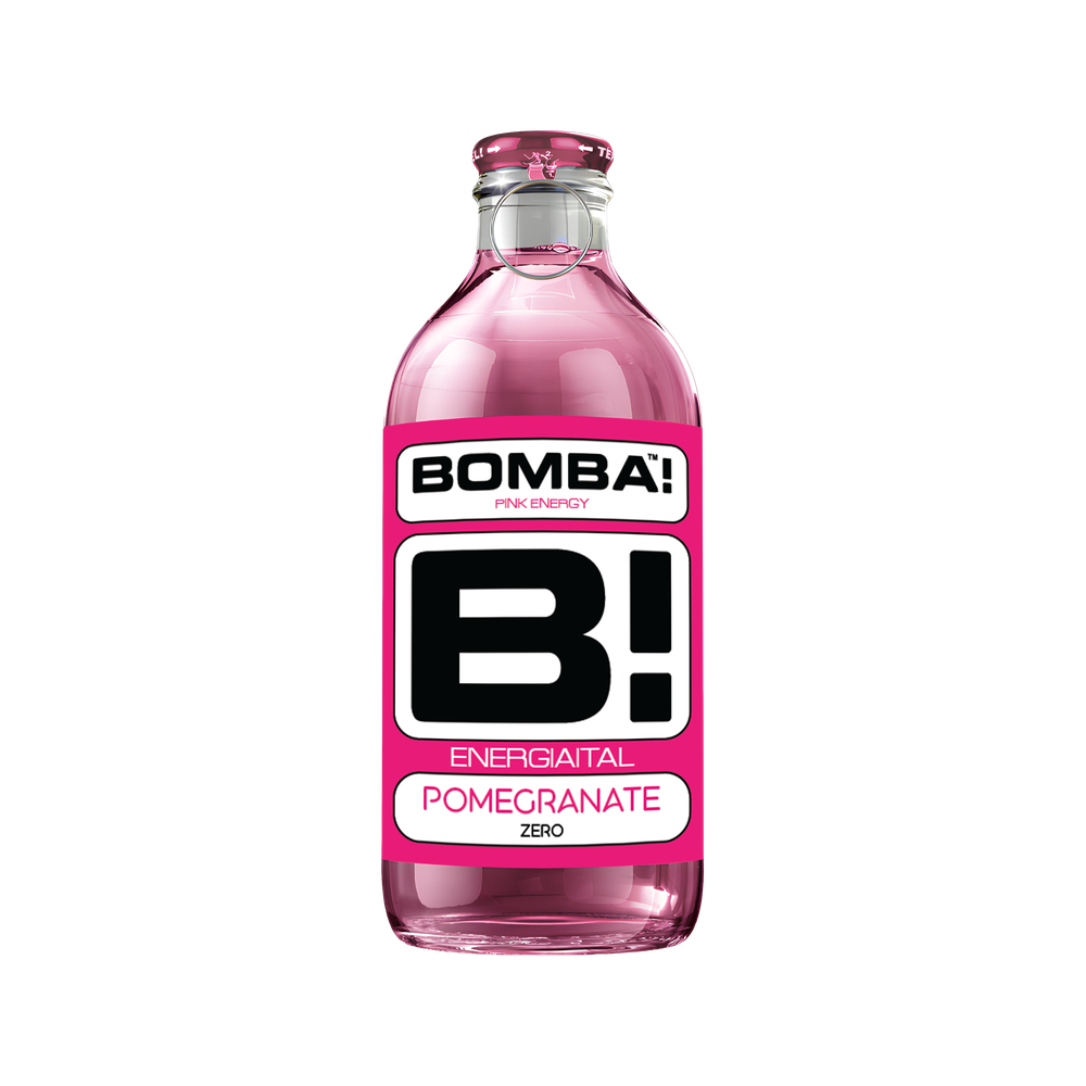 BOMBA! Pink Energy Pomegranate – BOMBA! Energiaital (BOMBA! Energy Drink)